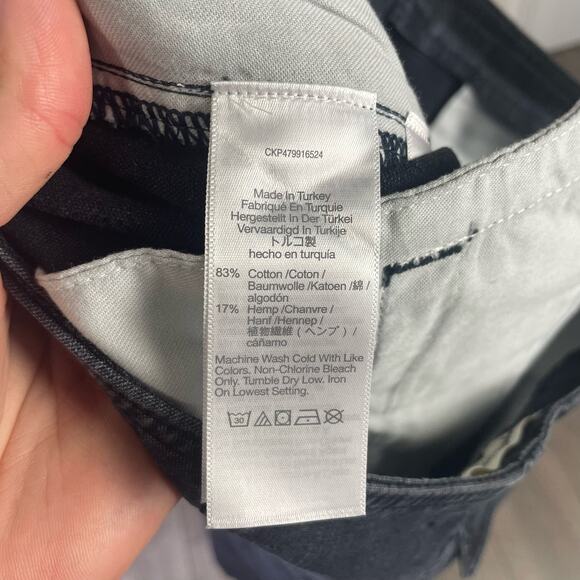 Madewell Low Slung Baggy Cargo Winsom Wash Denim Jeans US Women's 28 New - Picture 6 of 6